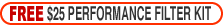 Free Performance Filter Kit