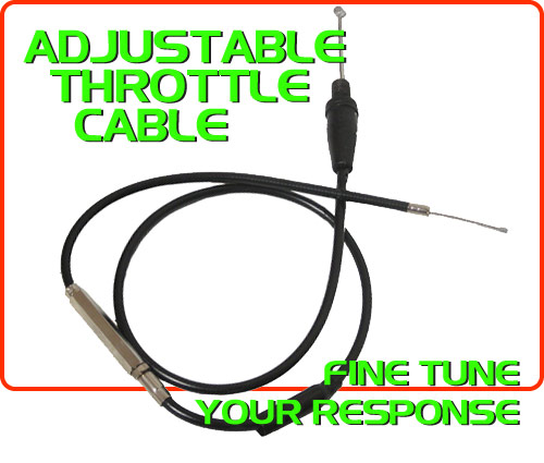 performance adjustable throttle cable